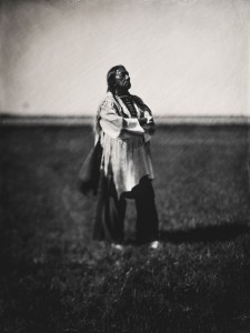 “Eternal Field,” an image of Ernie LaPointe, great-grandson of Sitting Bull, by Shane Balkowitsch, September 2014. 