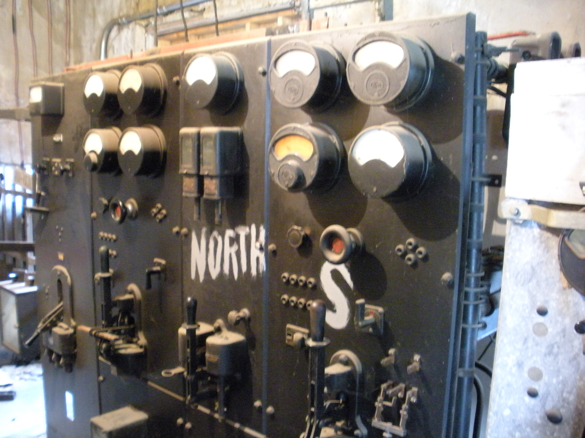 This switch gear is from the old diesel power plant in Hecla. It is no longer in use. Photo by Jeff Mehlhaff