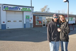 Dustin and Melissa Hillman employ nearly all family at the service station they opened in 2014. “My uncle is the mechanic, and my grandpa—who used to be the mechanic until a tractor tire blew up on him here—is my maintenance man,” Hillman said.