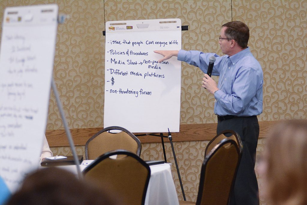 Ben Jones at the South Dakota Summit on Civic Education & Engagement. Photo by Wes Brown/Chiesman Center for Democracy