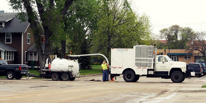 Sewer jetting and televising lines in Britton. Britton Journal photo