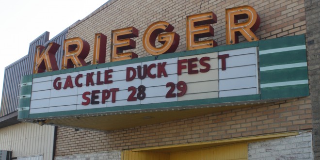 The Krieger Theater in Gackle, N.D., today. Photo by Tri-County News