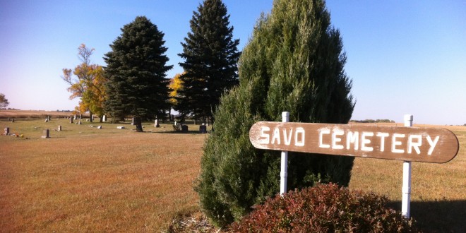Savo Cemetery, where many relatives and neighbors are buried. By Heidi Marttila-Losure