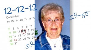 Althea Brown of Britton turned 90 on Dec. 12, 2012—12-12-12. Photo courtesy Britton Journal