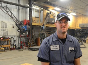 Chad Homan, co-owner of Homan Welding. Photo by Troy McQuillen
