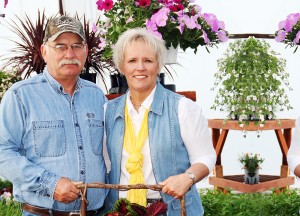 Jerry and Cindy Kopecky, owners of The Potting Shed in Faulkton. Submitted photo
