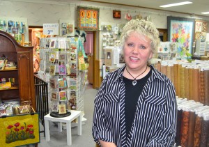 Lori Holt, owner of Quilter's Corner in Faulkton. Photo by Troy McQuillen