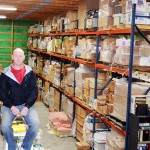 Kurt Gravley just finished a 6,700-square-foot warehouse for his merchandise. Photo by Troy McQuillen