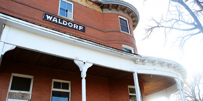 The Waldorf Hotel in Andover, S.D., was once an elegant destination on the prairie. Photo by Troy McQuillen