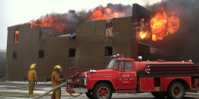 Historic building in Kulm lost to fire