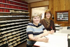 Diane Lentsch and Cheryl Impecoven, Marshall Land & Title Co.