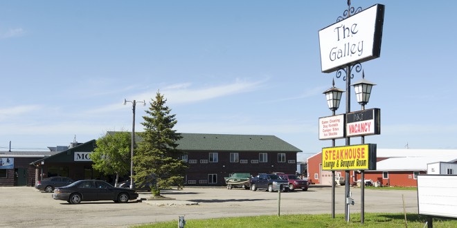 The Galley Steakhouse, Lounge and Hotel is still open to serve customers because a group of local investors decided it needed to stay open for the good of the community. The business is located on U.S. Highway 12. Photo by Troy McQuillen