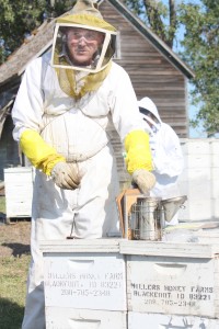 John Miller of Miller Honey Farms says their bee losses over the last five years are unsustainable. Photo by Lindsay Anderson, Tri-County News
