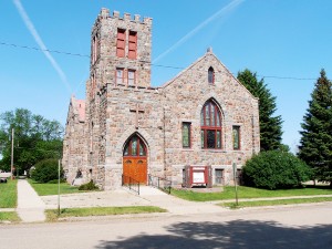 A church history states that the Gothic-style First Baptist Church in Ipswich went up after charter member Leota Beebe offered to page two-thirds of the $25,000 cost of a new building. The membership then pledged $11,000, plus the men of the church did much of the labor. The church was dedicated in 1926.