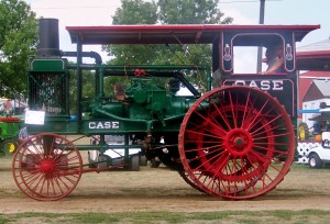 Antique tractor at Madison's Prairie Village