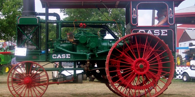 Antique tractor at Madison’s Prairie Village