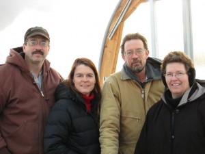 Dan, Theresa, David and Ginger Podoll of Prairie Road Organic Seed