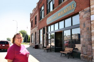 Heather Johannsen remodeled the interior of a building on Main Street in Clark, S.D., into Heather’s Bistro. Photo by Bill Krikac/Clark County Courier
