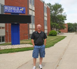 Redfield Public School Superintendent Shad Storley has been hard at work on new school plans since he arrived in Redfield two years ago. Construction is scheduled to begin this fall on a $23 million K-12 school rebuild. Photo by Wendy Royston/Dakotafire Media