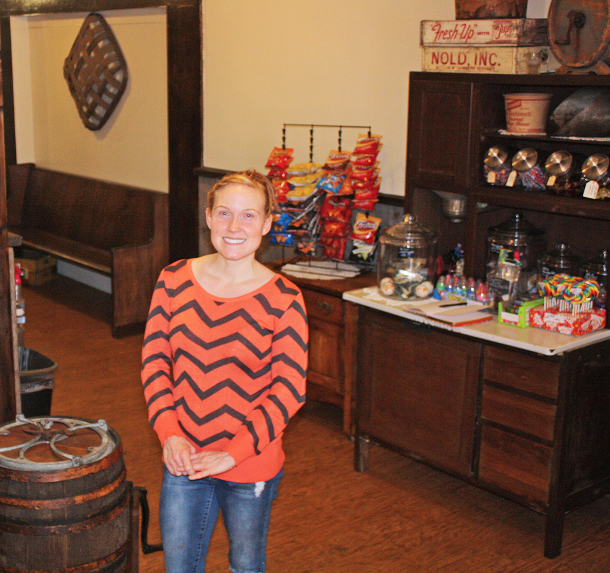 Amanda Jones has opened a business called The Butter Churn Bistro in Chamberlain, S.D. Photo by Wendy Royston/Dakotafire Media