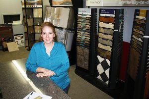 Barb Pearson-Cramer purchased TLC Interiors last year, in an effort to save a business from leaving town when the former owner decided to close up shop. She also operates a North Dakota adoption agency out of Faulkton, S.D. Photo by Wendy Royston